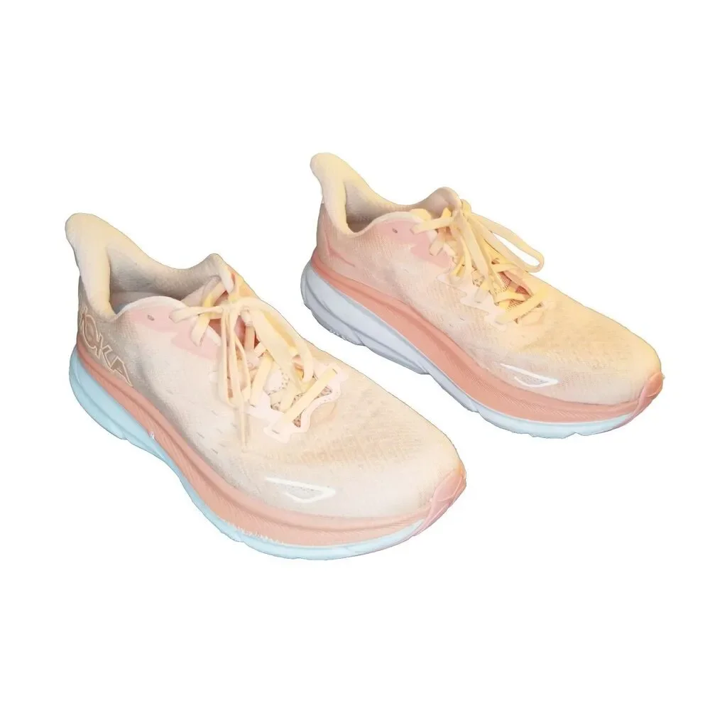 Hoka One One Clifton 9 Women's Size 11 Peach Running Shoes Sneakers 1127896CPW - Picture 4 of 7